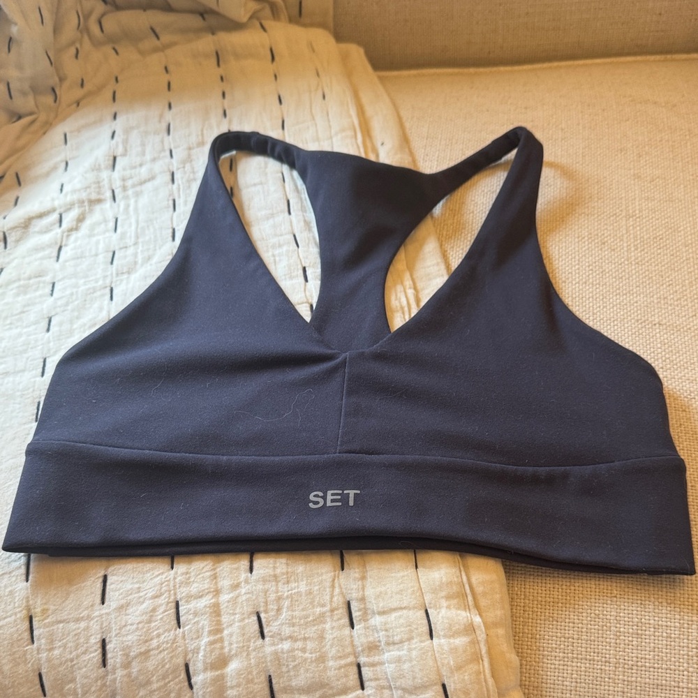 SET Active Black Sports Bra